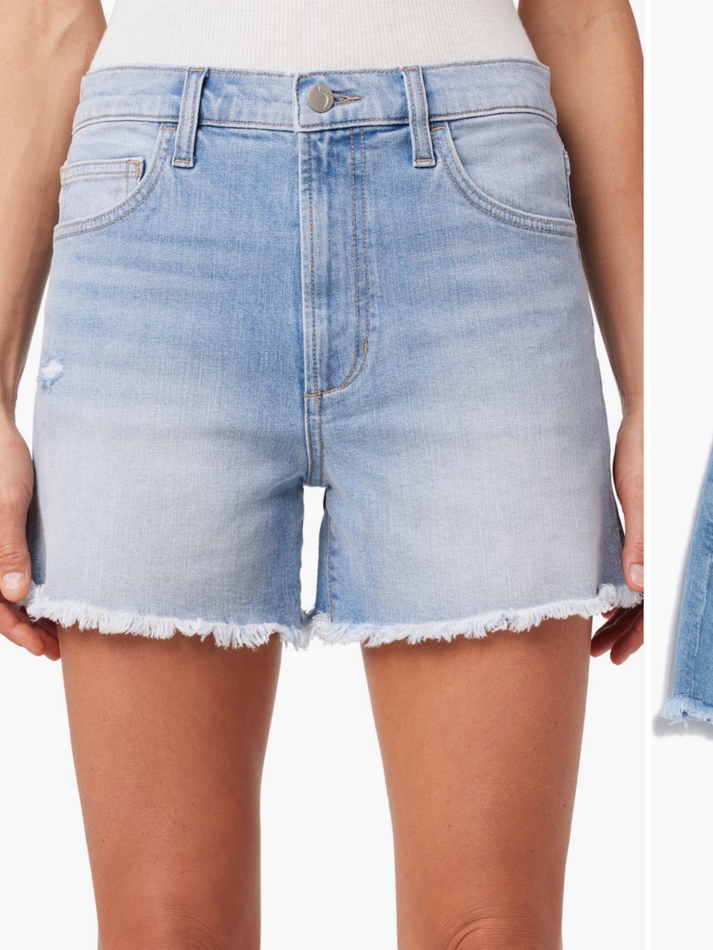 Joe's Jeans Relaxed High Waist Cutoff Denim Shorts
Color: Czechia
